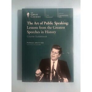 Great Courses - THE ART OF PUBLIC SPEAKING - Two DVDs & Guidebook - NEW Sealed